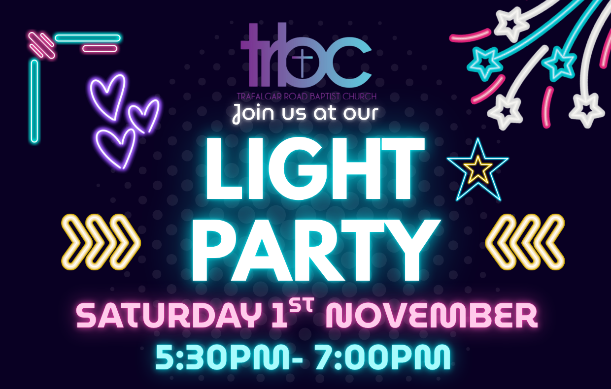 Light party leaflet and graphi