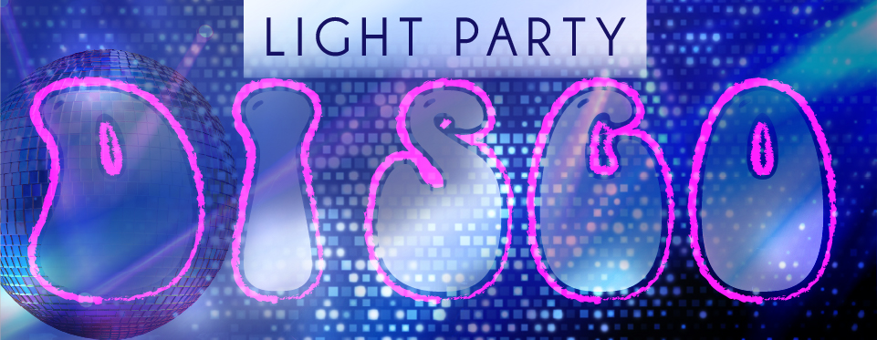 Light party disco Web Banner